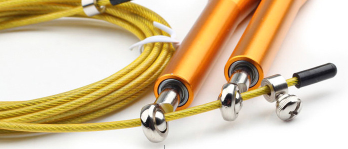 Coarda de antrenament de 3 m de interior Bărbați Femei Copii Coarda de sărit 360° Echipament de antrenament de gimnastică Lagăr din sârmă de oțel Coarda de sărit cu viteză reglabilă