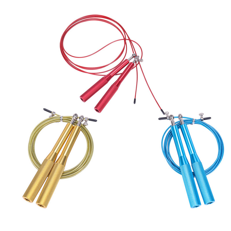 Coarda de antrenament de 3 m de interior Bărbați Femei Copii Coarda de sărit 360° Echipament de antrenament de gimnastică Lagăr din sârmă de oțel Coarda de sărit cu viteză reglabilă