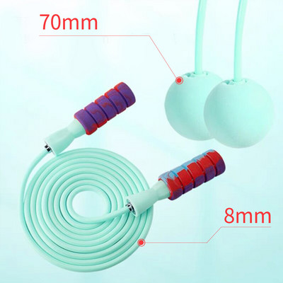 Juhtmeta hüppamine fitnessi jaoks No Tangles Speed Juhtmeta vahelejätmine Unisex kaasaskantavad fitnessi seadmed hüppenöör raske hüppenöör