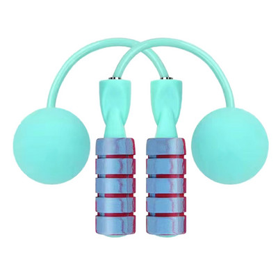 Juhtmeta hüppamine fitnessi jaoks No Tangles Speed Juhtmeta vahelejätmine Unisex kaasaskantavad fitnessi seadmed hüppenöör raske hüppenöör