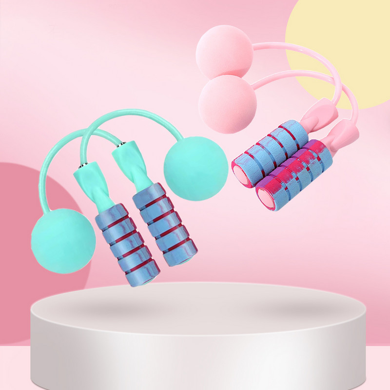 Juhtmeta hüppamine fitnessi jaoks No Tangles Speed Juhtmeta vahelejätmine Unisex kaasaskantavad fitnessi seadmed hüppenöör raske hüppenöör