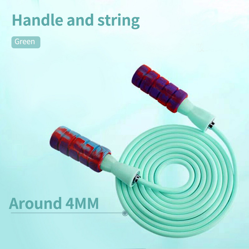 Juhtmeta hüppamine fitnessi jaoks No Tangles Speed Juhtmeta vahelejätmine Unisex kaasaskantavad fitnessi seadmed hüppenöör raske hüppenöör
