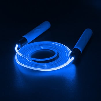 LED Light Up Night Glowing Jump Ropes for Children Άσκηση κατά τη διάρκεια της νύχτας Προπόνηση γυμναστικής για παιδιά σε εξωτερικούς χώρους φορητό σχοινάκι για σπορ