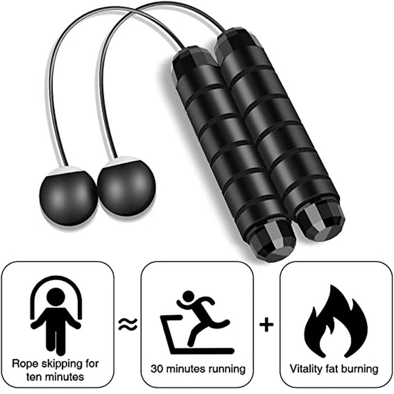 Kaasaskantav laager Juhtmeta hüppenöör hüppenöör Kiirus Crossfit Sport Kodune harjutus PVC juhtmevaba kardiotreening Fitnessivarustus