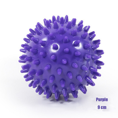 Vastupidav PVC naeltega massaažipall päästikupunkt Sport Fitness Käed ja jalad Plantaarne valuvaigistav Fastsiidi leevendav 9 cm spordipall