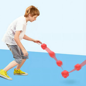 Εξαγωνική μπάλα αντίδρασης ταχύτητας προπόνησης ευκινησίας σιλικόνης συντονισμός μπάλας αντανακλαστικής γυμναστικής μπάλα προπόνησης για παιδί ενήλικες