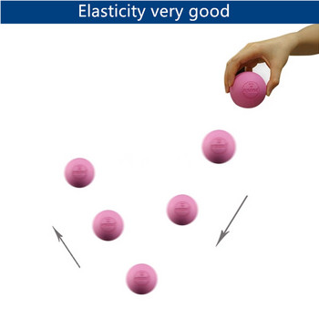 Масажна топка 6,3 см топка за фасция Топка за лакрос Йога Мускулна релаксация Облекчаване на болката Преносима топка за физиотерапия Топка за упражнения на челюсти