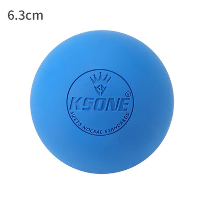 Massaažipall 6,3 cm Fascia Ball Lacrosse Ball Jooga Lihaseid Lõõgastav Valu leevendav Kaasaskantav Füsioteraapia Pall Lõualuu Treeningpall