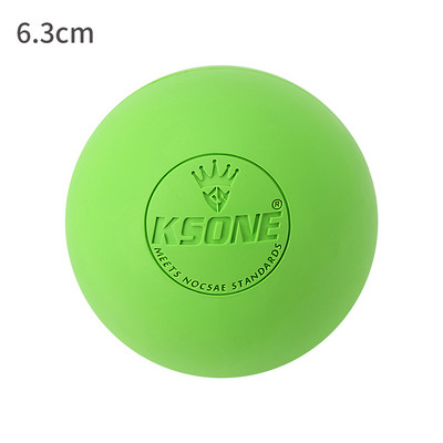 Massaažipall 6,3 cm Fascia Ball Lacrosse Ball Jooga Lihaseid Lõõgastav Valu leevendav Kaasaskantav Füsioteraapia Pall Lõualuu Treeningpall