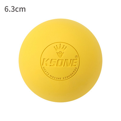 Massaažipall 6,3 cm Fascia Ball Lacrosse Ball Jooga Lihaseid Lõõgastav Valu leevendav Kaasaskantav Füsioteraapia Pall Lõualuu Treeningpall