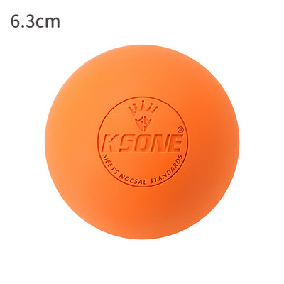 Massaažipall 6,3 cm Fascia Ball Lacrosse Ball Jooga Lihaseid Lõõgastav Valu leevendav Kaasaskantav Füsioteraapia Pall Lõualuu Treeningpall