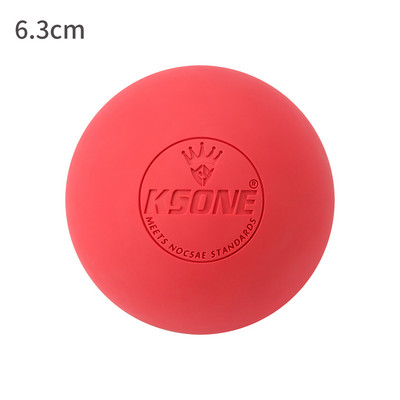 Massaažipall 6,3 cm Fascia Ball Lacrosse Ball Jooga Lihaseid Lõõgastav Valu leevendav Kaasaskantav Füsioteraapia Pall Lõualuu Treeningpall