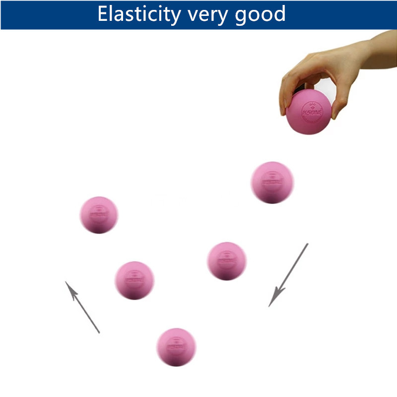 Massaažipall 6,3 cm Fascia Ball Lacrosse Ball Jooga Lihaseid Lõõgastav Valu leevendav Kaasaskantav Füsioteraapia Pall Lõualuu Treeningpall