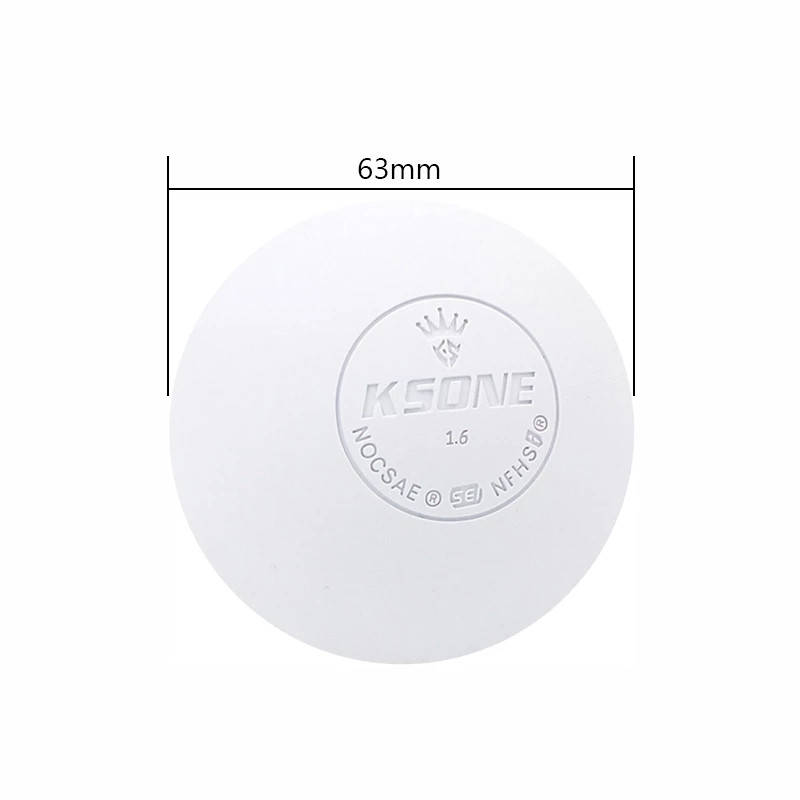 Massaažipall 6,3 cm Fascia Ball Lacrosse Ball Jooga Lihaseid Lõõgastav Valu leevendav Kaasaskantav Füsioteraapia Pall Lõualuu Treeningpall