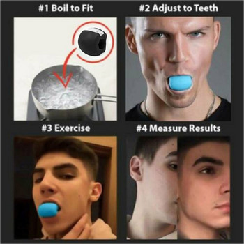 ΝΕΟ Face Fitness Ball Facial Toner Exerciser Αντιρυτιδική Άσκηση Toner Προσώπου Jaw Exerciser Neck Facial Muscle Trainer Toning