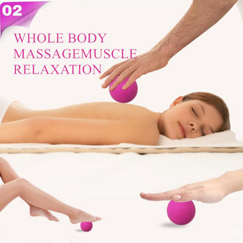 Крак, гръб, ръка, мускули Лакрос масажна топка TPE Фитнес зала Фитнес йога топка Инструменти за облекчаване на мускулния стрес Масажни инструменти