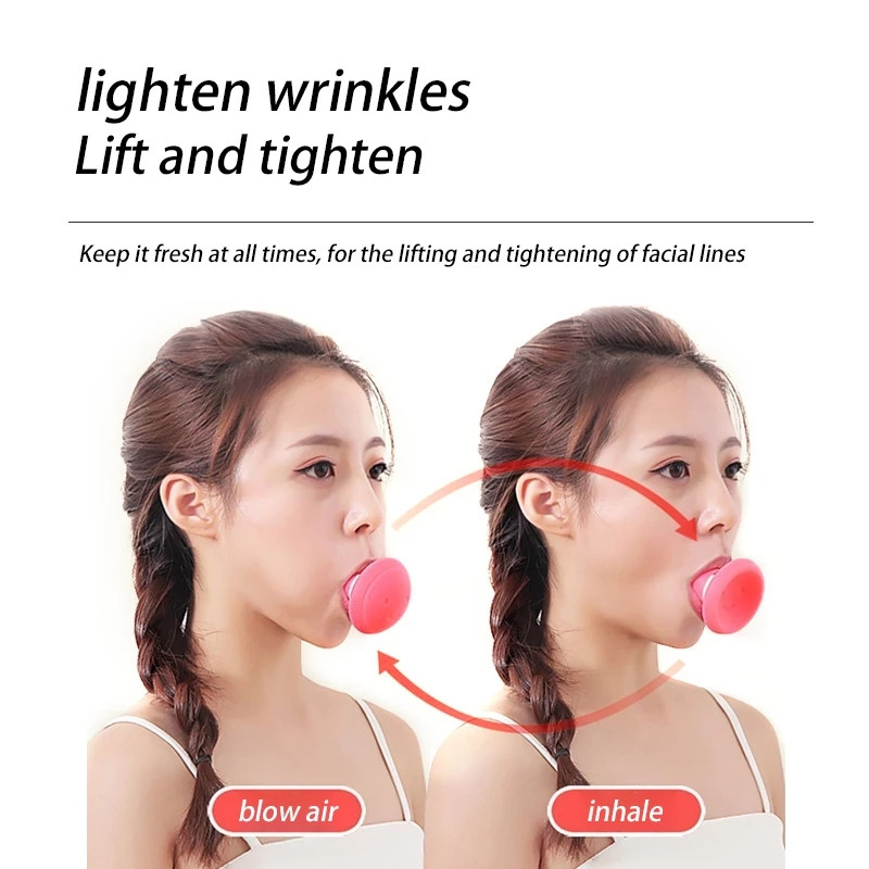 uus näo salendav tööriist Face Lift nahka pinguldav V-kujuline harjutusinstrument armas kaasaskantav kortsudevastane suu harjutusvahend