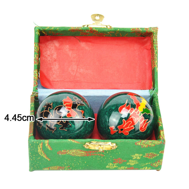 2 tk lõdvestusteraapia Baoding Ball Fitness Käte hiina tervise sõrmeharjutus