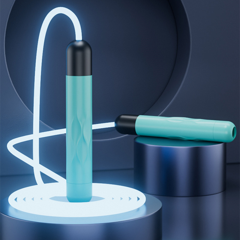 Reguleeritav hüppenöör, öösel helendav köis helendavad hüppenöörid Kodu õhuke harjutusnöör Fitness Treening Sporditarbed