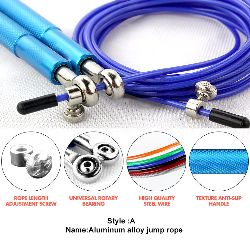 Coarda de săritură de viteză Crossfit Sală de fitness Coarda de sărit profesională pentru MMA Box Fitness Skip Antrenament Antrenament Cablu de rezervă