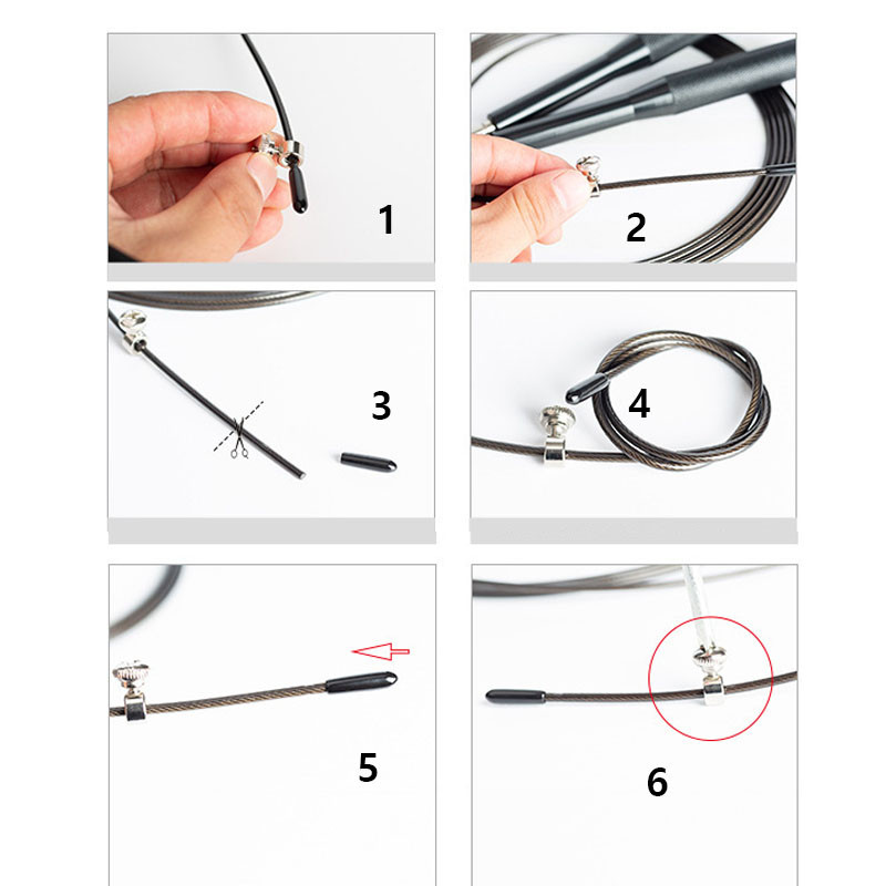 Coarda de săritură de viteză Crossfit Sală de fitness Coarda de sărit profesională pentru MMA Box Fitness Skip Antrenament Antrenament Cablu de rezervă