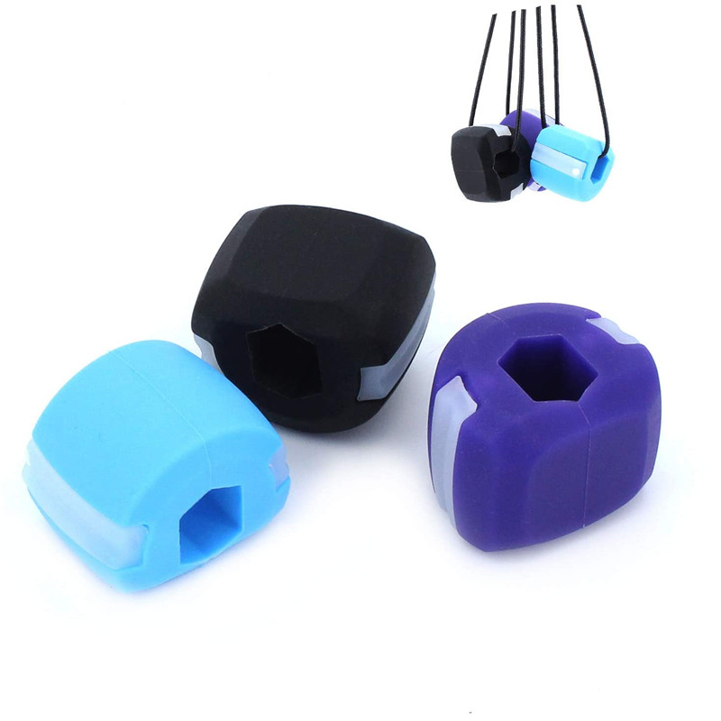 Fitneso žandikaulių treniruoklis skruostikaulių dvigubo smakro mažinimo įtaisas Veido kramtomasis žandikaulio treniruoklis Raumenų kramtomasis kamuolys, kramtomasis įkandimas