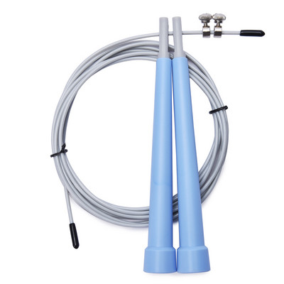 Állítható ugrókötél fogantyú meghosszabbítja acélhuzalt kihagyás Fitnesz edzés felszerelés Crossfit edzés sebesség ugrókötél edzőterem