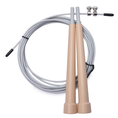 Állítható ugrókötél fogantyú meghosszabbítja acélhuzalt kihagyás Fitnesz edzés felszerelés Crossfit edzés sebesség ugrókötél edzőterem