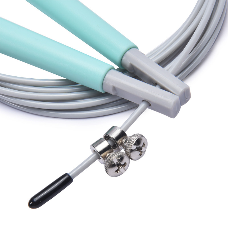 Állítható ugrókötél fogantyú meghosszabbítja acélhuzalt kihagyás Fitnesz edzés felszerelés Crossfit edzés sebesség ugrókötél edzőterem