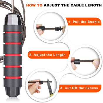 WorthWhile Professional Jump Ropes Speed Crossfit Workout Training MMA Boxing Home Gym Fitness Equipment for Men Women Παιδιά
