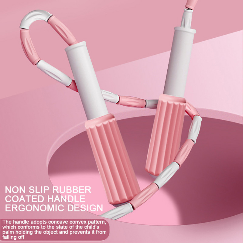 GOBYGO copii din bambus frânghie mâner anti-alunecare pentru copii profesioniști sport în aer liber instrument de exercițiu sărituri frânghie băieți fete