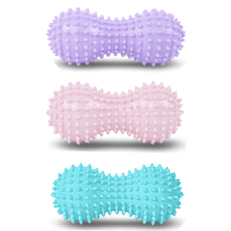 7,5 cm palliga vastupidav PVC terav massaažipall päästikupunkt käte ja jalgade valu leevendaja plantaarfastsiiti leevendav siil Sport Fitness