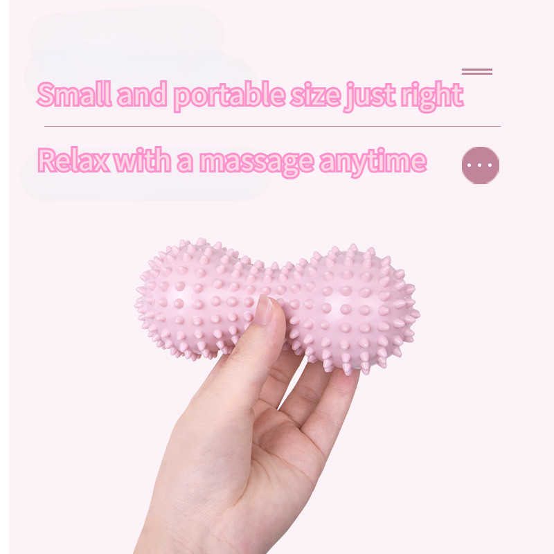 7,5 cm palliga vastupidav PVC terav massaažipall päästikupunkt käte ja jalgade valu leevendaja plantaarfastsiiti leevendav siil Sport Fitness