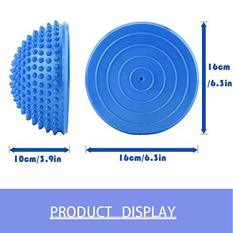 16 cm jooga terava jalaga massaažipall libisemisvastane poolpalli harjutus, stabilisaator tasakaalu integratsiooni treener poolkera hüppekivid