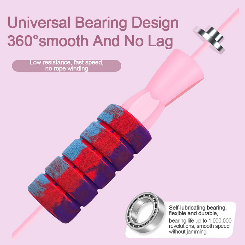 KoKossi Juhtmevaba Fitnessi Varustus Hüppenöör Treening Sport Kodu Mute Kaheotstarbeline juhtmevaba laager hüppenööriga treening