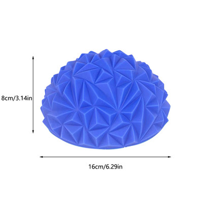 Poolsfäärilised joogapallid PVC-st paksud täispuhutavad jalamassaažid Balance Treening palliga jõusaal Pilatese treening Fitness