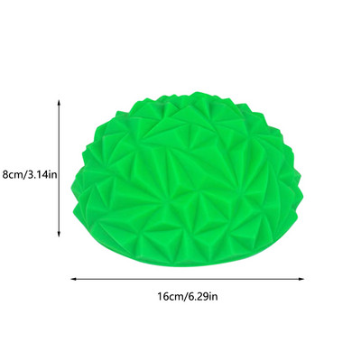 Poolsfäärilised joogapallid PVC-st paksud täispuhutavad jalamassaažid Balance Treening palliga jõusaal Pilatese treening Fitness