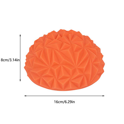 Poolsfäärilised joogapallid PVC-st paksud täispuhutavad jalamassaažid Balance Treening palliga jõusaal Pilatese treening Fitness