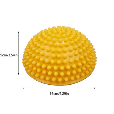 Poolsfäärilised joogapallid PVC-st paksud täispuhutavad jalamassaažid Balance Treening palliga jõusaal Pilatese treening Fitness
