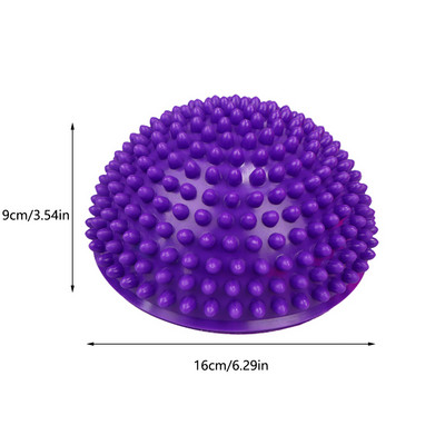 Poolsfäärilised joogapallid PVC-st paksud täispuhutavad jalamassaažid Balance Treening palliga jõusaal Pilatese treening Fitness