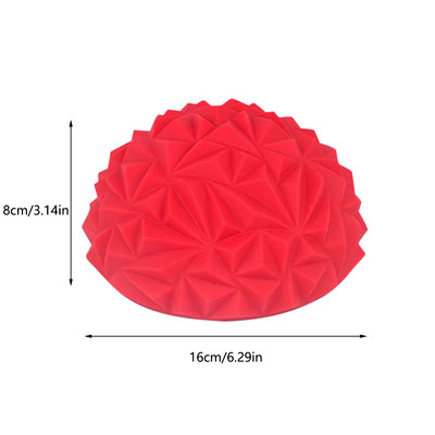 Poolsfäärilised joogapallid PVC-st paksud täispuhutavad jalamassaažid Balance Treening palliga jõusaal Pilatese treening Fitness