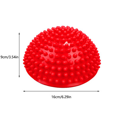 Poolsfäärilised joogapallid PVC-st paksud täispuhutavad jalamassaažid Balance Treening palliga jõusaal Pilatese treening Fitness