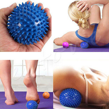 Footful Spiky Massage Ball Trigger Point Sport Fitness Hand Foot Pain Relief Muscle Relax Apparatus Унисекс Твърд 6 цвята