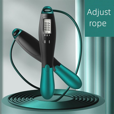 Ajustați frânghia de sărit fără fir Coarda de sărit de numărare creativă ABS Smart Electronic Digital Pierde în greutate Coarda de sărit portabilă fără fir