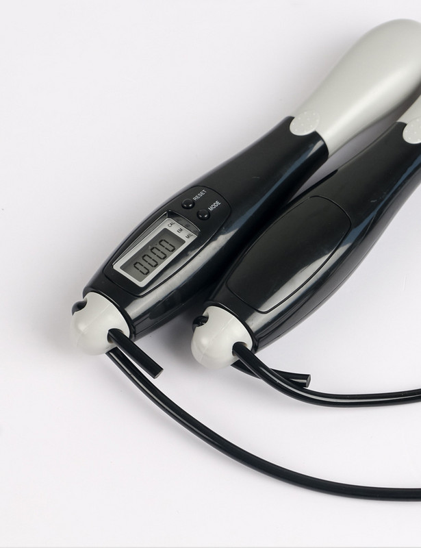 Ajustați frânghia de sărit fără fir Coarda de sărit de numărare creativă ABS Smart Electronic Digital Pierde în greutate Coarda de sărit portabilă fără fir