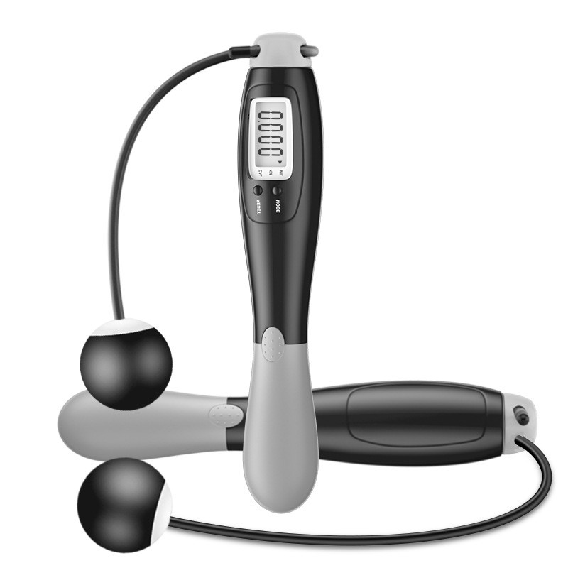 Ajustați frânghia de sărit fără fir Coarda de sărit de numărare creativă ABS Smart Electronic Digital Pierde în greutate Coarda de sărit portabilă fără fir