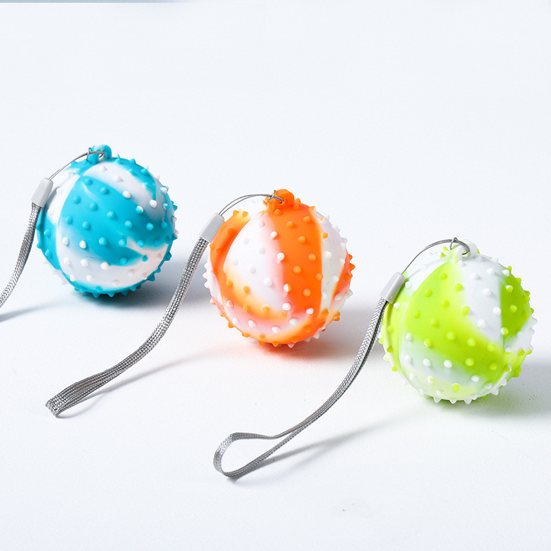 Minge rotundă de prindere din silicon Minge de antrenament pentru relaxare musculară de mână Dispozitiv de prindere din silicon Minge de masaj din silicon