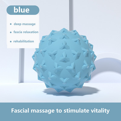 Minge de masaj TPE Yoga Rolă de masaj Minge de fitness Ameliorarea punctului de declanșare Antrenament Minge Fascia Exercițiu local de relaxare musculară