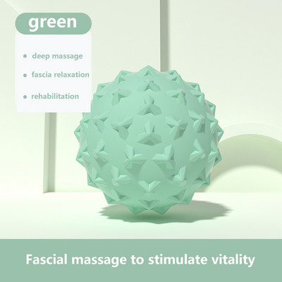 Minge de masaj TPE Yoga Rolă de masaj Minge de fitness Ameliorarea punctului de declanșare Antrenament Minge Fascia Exercițiu local de relaxare musculară