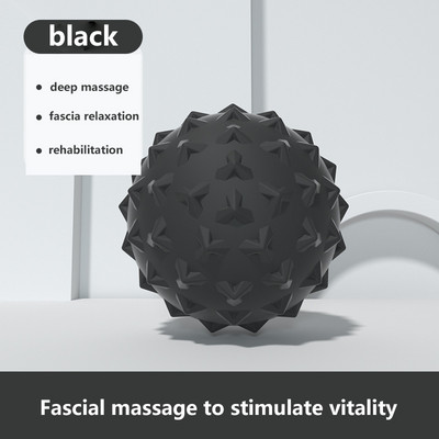Minge de masaj TPE Yoga Rolă de masaj Minge de fitness Ameliorarea punctului de declanșare Antrenament Minge Fascia Exercițiu local de relaxare musculară